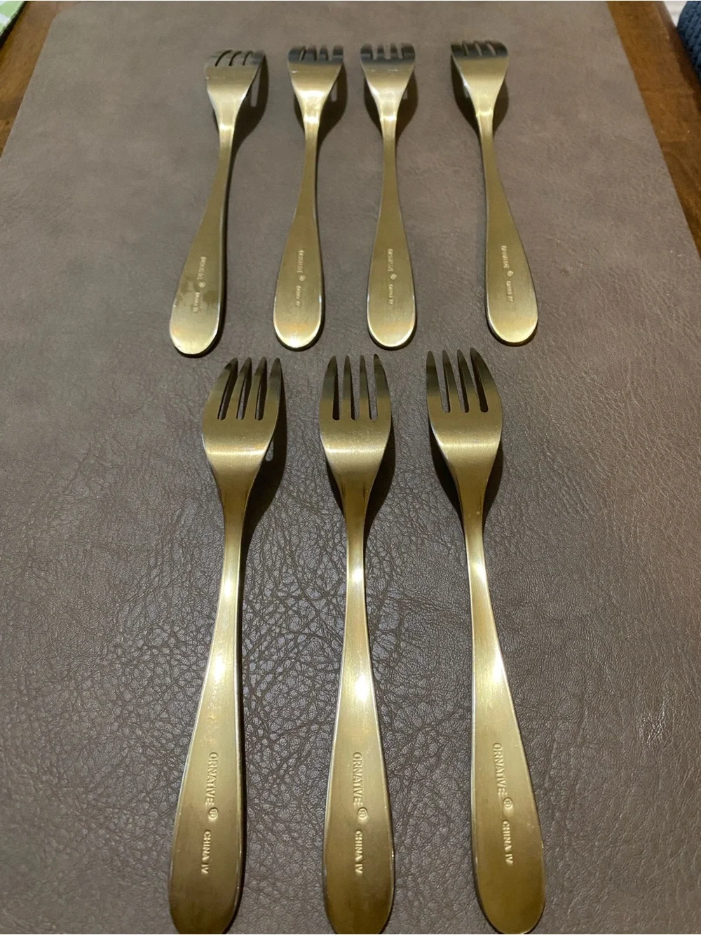 Matte Gold Flatware Set - Sleek Everyday Cutlery